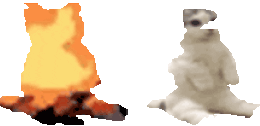 catsittingverycomfortablearoundacampfirebutsomethingisntquiterig animated emote