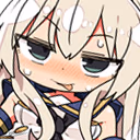 shimakaze_blep_blush emote