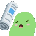 bonk_newspaper_bean emote