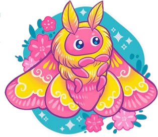 pinkmoth emote