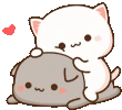 Peach_and_goma emote