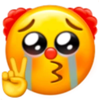 clownkisscry emote
