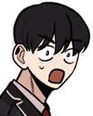DokyungSuprisedShock emote