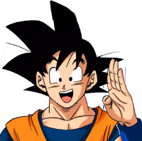 GokuWaving emote