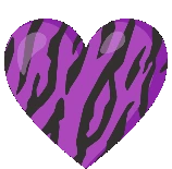 Blackpurpleheartgif emote