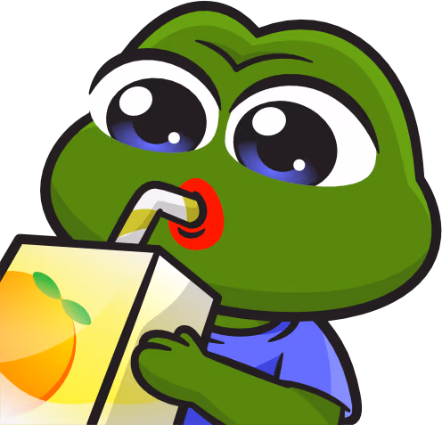 PepeDrink emote