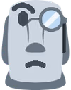 moyai_monacle emote