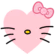 hellokittyheart emote