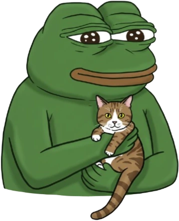 PepeHoldingCat emote