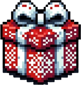 FestivePixelPresent emote