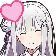 EmiliaHappy emote