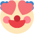 hearteyesclown emote