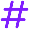 Discord_HashTag_Purple emoji