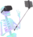 skeleton_vrselfie emote