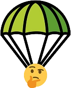 think_parachute emote