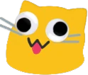 blobcatgooglyblep emote