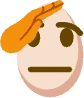 eggsalute emote