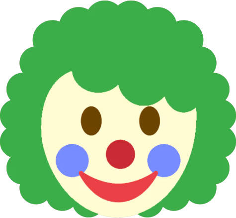 clown_girl_green_curly emote