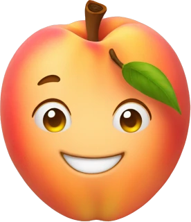 Peach_Grin emote