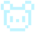 cute_blue_pixel_bear emote