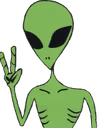 alienpeace emote
