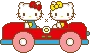 HelloKittyCar emote