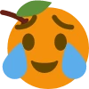 sad_laugh_orange emote