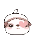 PuppyChasingHeart emote