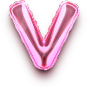 Letter_V_foil_balloon emote