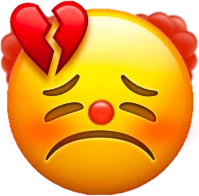 clownheartbroken emote