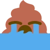 poop_sobbing emoji