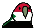 sudanParrot emote