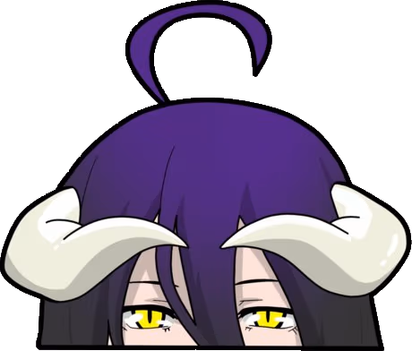 albedo_peek sticker