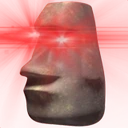lasermoai emote