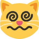 spiralEyesCat emote