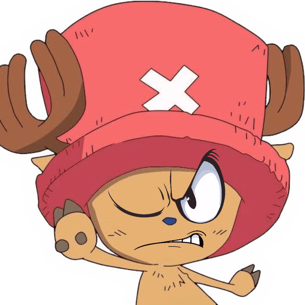 Chopper_Annoyed emote