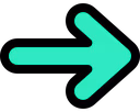 arrowturquoise emote
