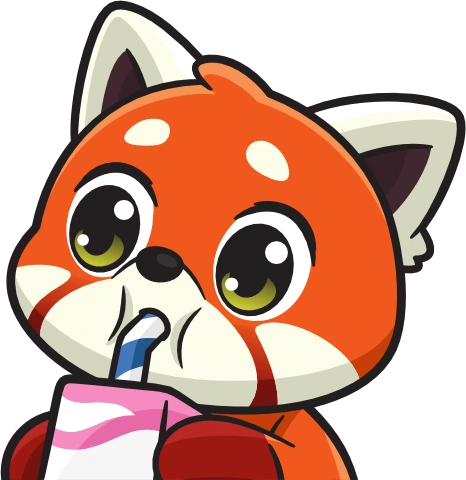 RedPandaDrink emote