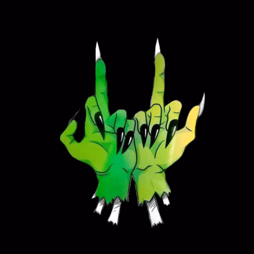 Zombiemiddlefingers emote