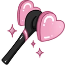 HeartBanHammer emote