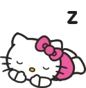 hellokittySleepy emote