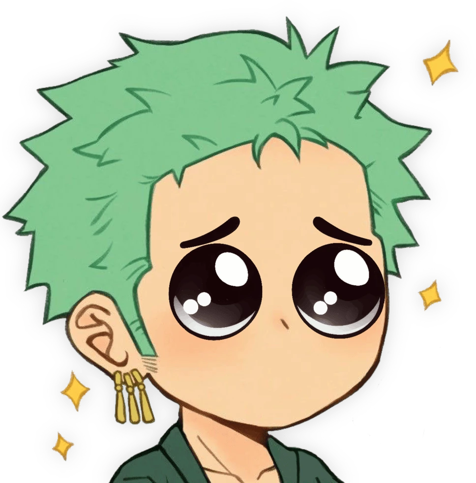 Zoro_AdorablePout emote