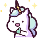 UnicornThumbsUp emote