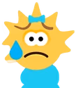 maggie_simpson_sad_sweat_skype emote