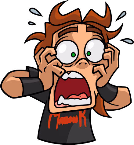 Shocked emote