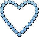Neonblueheartgif emote