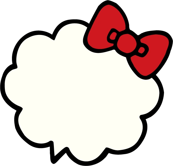 SanrioTextBubble emote