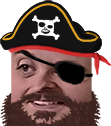 forsenPirate static emote