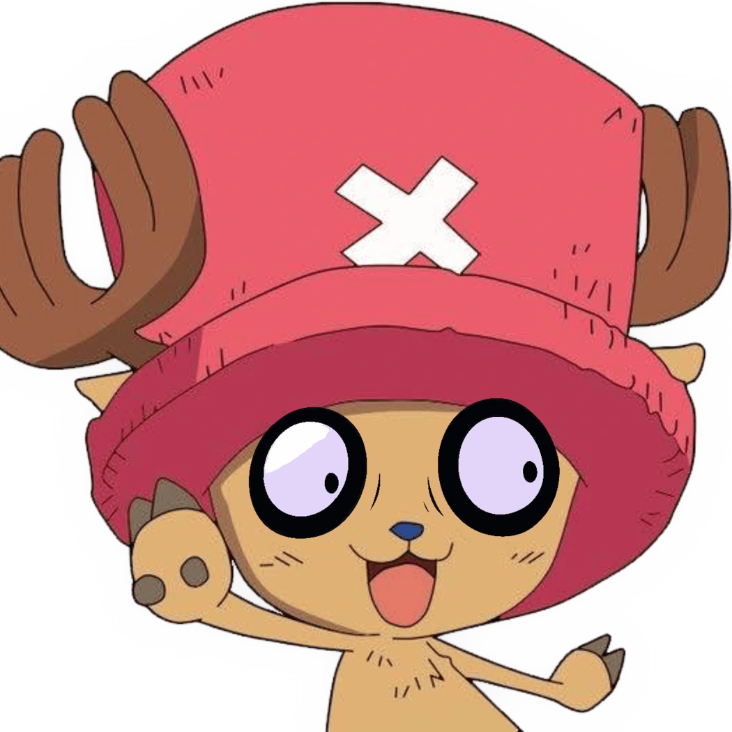 Chopper_ScaredStare emote