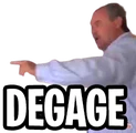 Degage emote